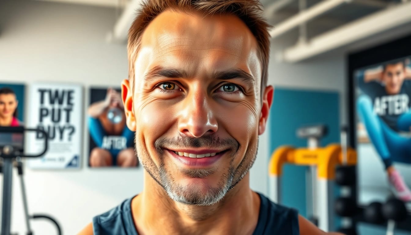 Vorher-Nachher Vergleich von testo Ergebnissen mit Fitnessgeräten in optimierter Umgebung.