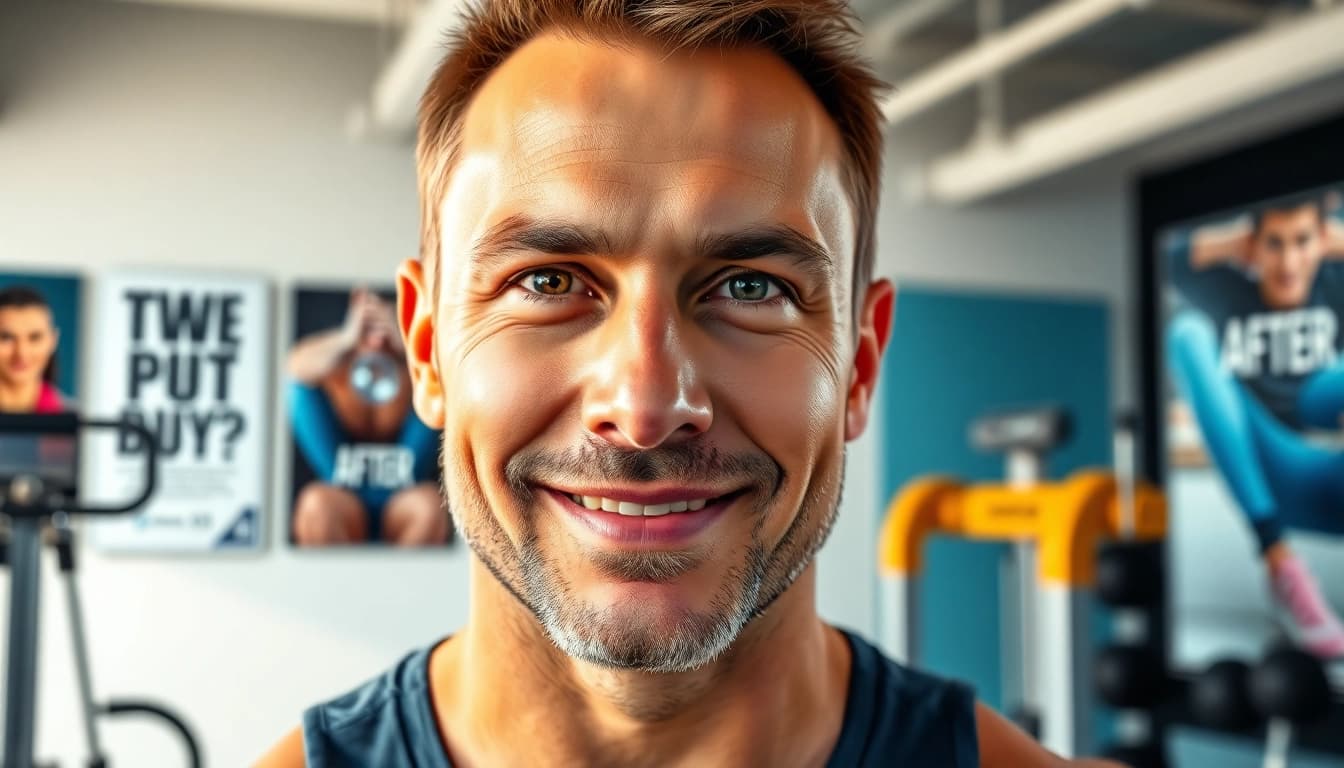 Vorher-Nachher Vergleich von testo Ergebnissen mit Fitnessgeräten in optimierter Umgebung.