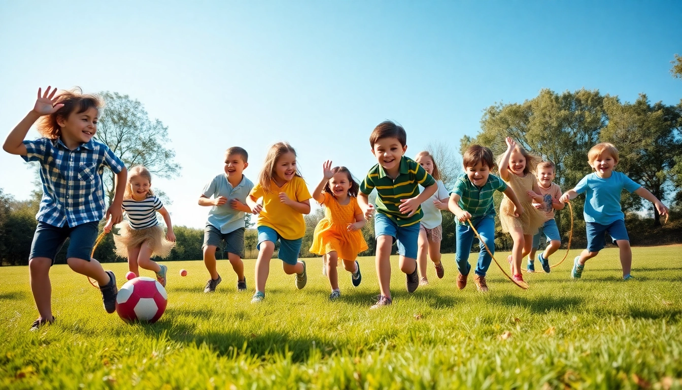 Bewegungsspiele mit Kindern im Freien - Details jetzt lesen ueber spielerische Aktivitaeten.