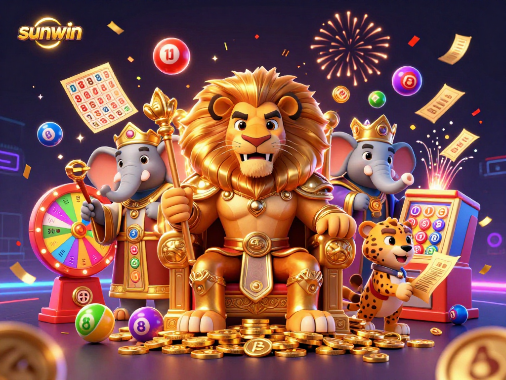 Win big at sunwin with vibrant gaming elements and festive atmosphere.
