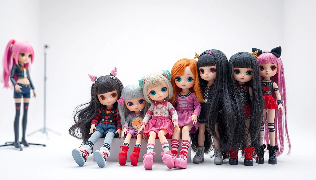 Gestalte die einzigartigen Gutdolls mit kreativen Features in einem lebendigen Studio.