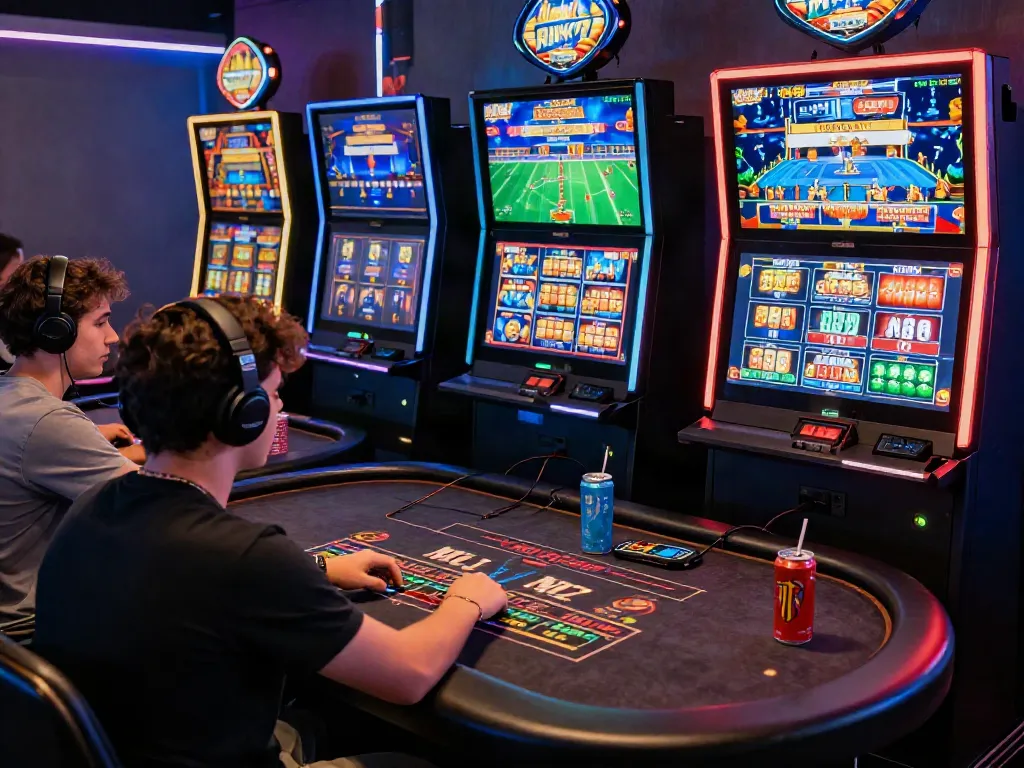 Engaged players enjoying RIKVIP's live casino and sports betting experiences.