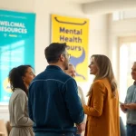 Promoting mental health awareness through an engaging community discussion.