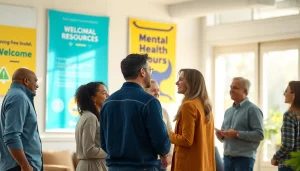 Promoting mental health awareness through an engaging community discussion.