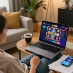 Engaging online gameplay on SC88E casino platform, showcasing responsible gaming at home.