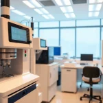 Optimierung durch Digitale Loesungen in einem modernen Labor mit Hochtechnologie.