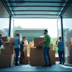 Umzugsunternehmen Schwetzingen verpacken Möbel professionell für einen Umzug.