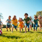 Bewegungsspiele mit Kindern im Freien - Details jetzt lesen ueber spielerische Aktivitaeten.